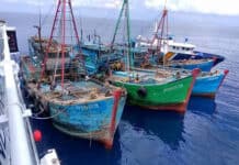 10 Kapal Ikan Asing Ilegal Ditangkap