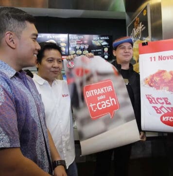 Pengguna TCASH Gratis Makan di KFC Selama 3 Hari