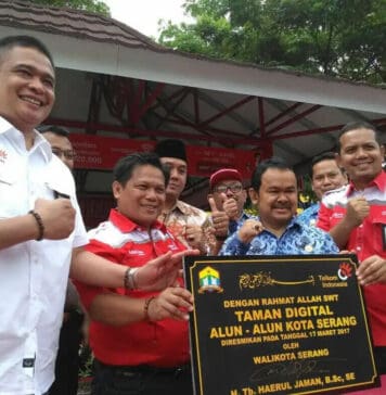 Infrastruktur Internet Cepat, Telkom-Pemkot Serang Hadirkan Taman Digital