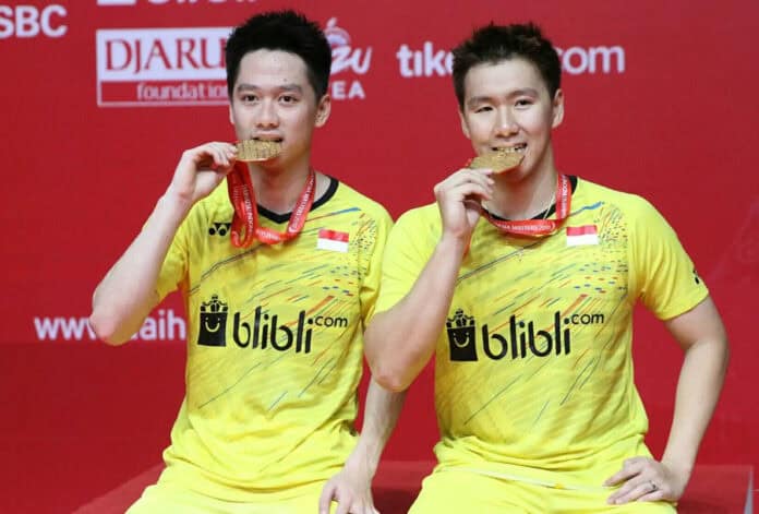 Marcus/Kevin Juarai Indonesia Master
