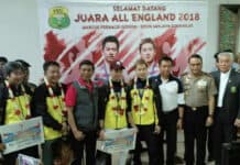 Kevin/Marcus Disambut Meriah di Bandara Soeta