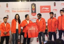 Li-Ning Sponsor Resmi Kontingen Asian Games Indonesia
