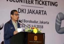 Pemprov DKI Gratiskan Volunter Asian Games Naik Bus Transjakarta Pemprov DKI Gratiskan Volunter Asian Games Naik Bus Transjakarta