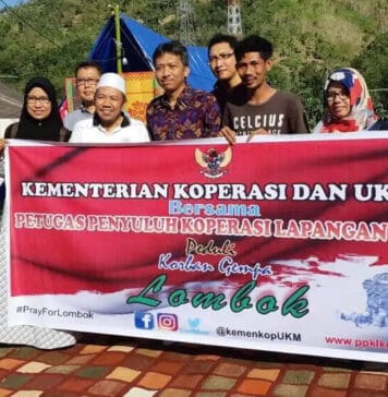Kemenkop dan UKM Beri Bantuan Bagi Penyuluh Koperasi Korban Gempa Lombok