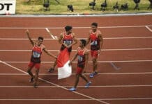 Estafet 4×100 Meter Putra Sumbang Perak Asian Games Estafet 4x100 Meter Putra Sumbang Perak Asian Games