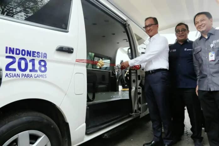 Mensos Resmikan Mobil Akses Atlet Asian Para Games