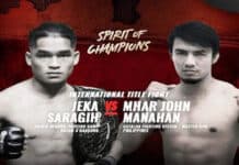 One Pride Pro Never Quit International Fight Ajang Pembuktian Jeka Saragih