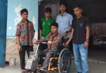BRSPDF “Wirajaya” Di Makassar Rancang Kursi Roda Elektrik
