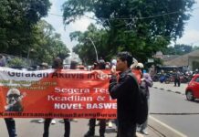 Aktivis GAI Kembali Gelar Aksi di Kejagung