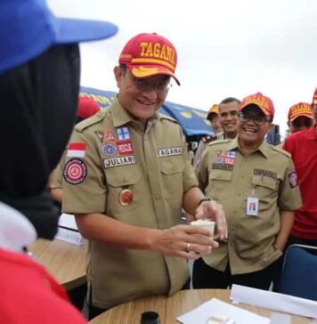 Peringati HUT Ke-16, Tagana Perangi Covid 19 Peringati HUT Ke-16, Tagana Perangi Covid 19