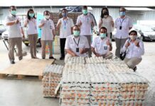 Program Warung Tetangga, Berdikari dan BGR Logistics Distribusikan 5.040 kg Telur