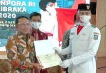 Menpora Apresiasi Anggota Paskibraka 2020