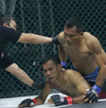 Gugun Sukses Rebut Sabuk Juara Kelas Bantam OnePride MMA Gugun Sukses Rebut Sabuk Juara Kelas Bantam OnePride MMA