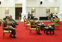 Gubernur Wahidin Halim, pimpin rapat bersama Forkopimda Provinsi Banten