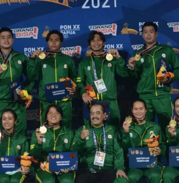 Jatim Sandingkan Emas Beregu PON XX Papua