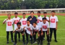 Erick Thohir Hadiri Peluncuran Program Bangga Merah Putih Mendunia