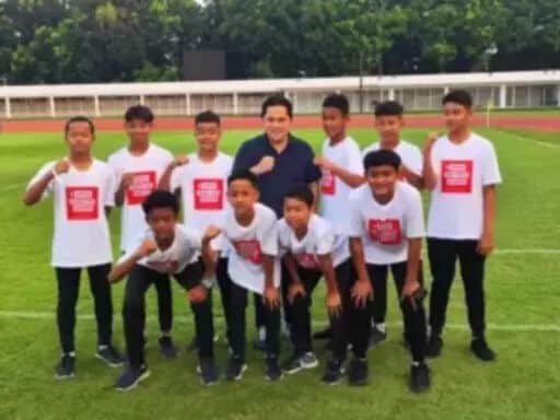 Erick Thohir Hadiri Peluncuran Program Bangga Merah Putih Mendunia
