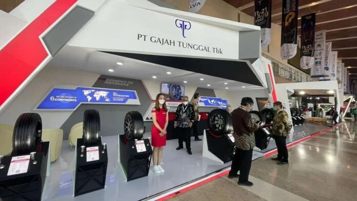 Hadir di GIIAS 2022 , PT Gajah Tunggal Tbk Tampilan Produk Ban Unggulan