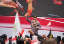 Kirab Merah Putih, Kapolri: Jaga Semangat Persatuan untuk Menuju Indonesia Emas 2045