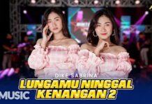 Lirik Lagu Lungamu Ninggal Kenangan 2 - Dike Sabrina