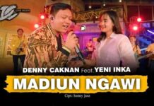 Lirik Lagu Madiun Ngawi dan Artinya - Denny Caknan, Yeni Inka