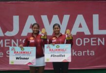 Rajawali Women’s Tennis Open: Fitriana Sabrina Raih Gelar Tunggal