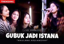 Lirik Lagu Gubuk Jadi Istana - Maulana Ardiansyah (Ska Reggae)