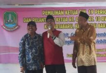 Lurah Kotabaru Bekasi Barat Apresiasi Pemilihan Ketua RW 19
