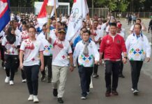 Plt Menpora Hadiri Torch Relay SEA Games 2023 Kamboja