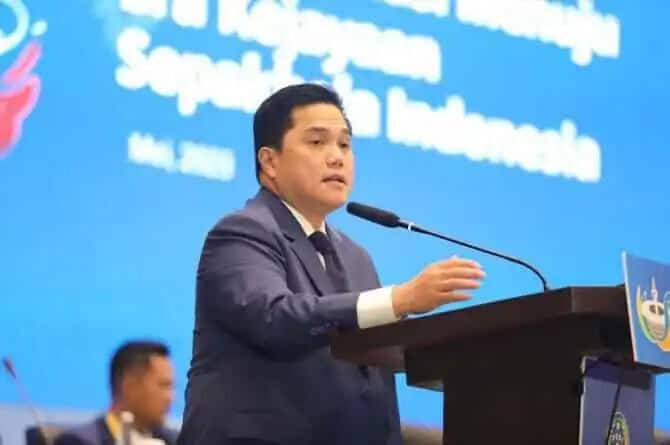 Erick Thohir : Transformasi dan Komersialisasi PSSI untuk Bangun Sepak bola Indonesia
