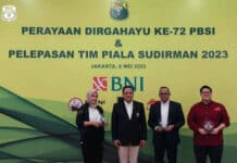Siap Rebut Piala Sudirman 2023, BNI dan PBSI Lepas Tim Indonesia