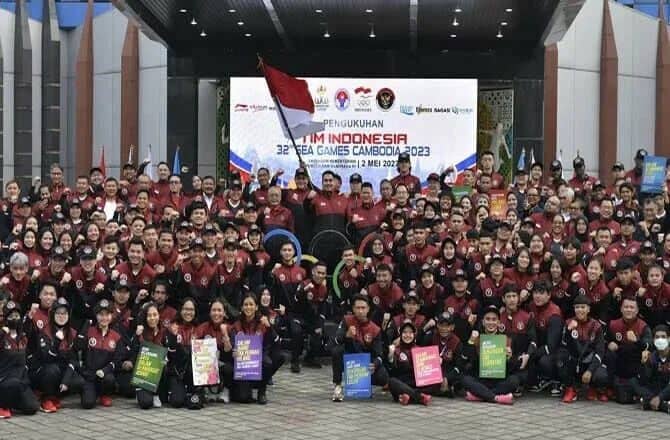 Menpora Resmi Kukuhkan Kontingen Indonesia ke SEA Games 2023 Kamboja