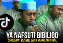 Lirik Itaneng Tenri Bolo Versi Sholawat Busyro Lana (Ya Nafsuti Bibiliqo) - Syubbanul Muslimin