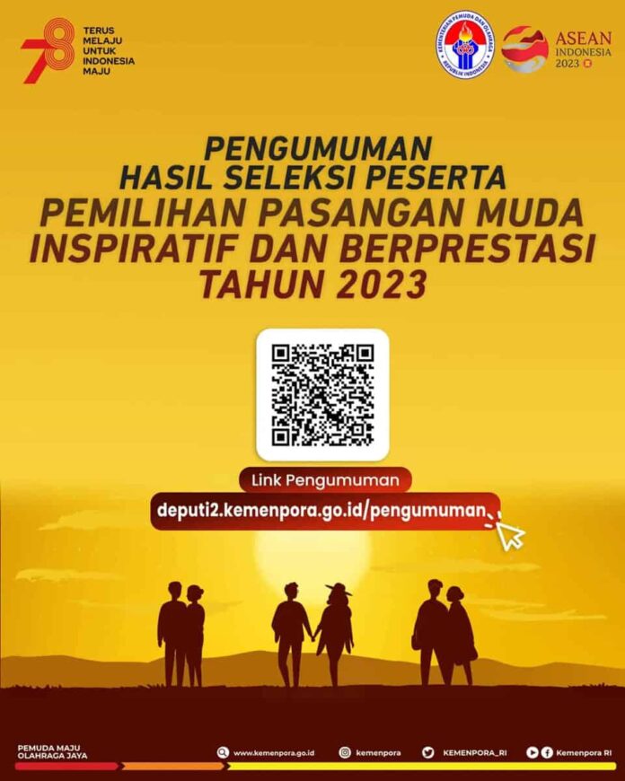 28 Pasangan Siap Bersaing, Menjadi Pasangan Muda Inspiratif dan Berprestasi Tahun 2023