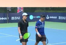Turnamen Amman BNI M25K Seri pertama: Dua Ganda Tuan Rumah Saling Berjibaku di Perempat Final