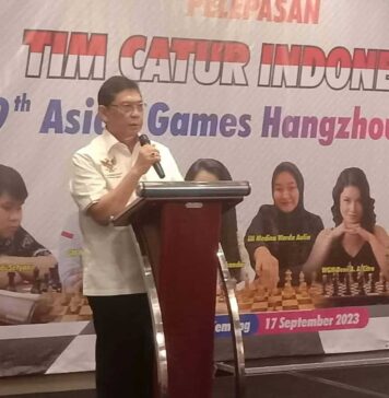Lepas Tim Catur Asian Games XIX Hangzhou 2023, GM Utut Adianto Minta Pecatur Tampil dengan Segenap Jiwa Lepas Tim Catur Asian Games XIX Hangzhou 2023, GM Utut Adianto Minta Pecatur Tampil dengan Segenap Jiwa