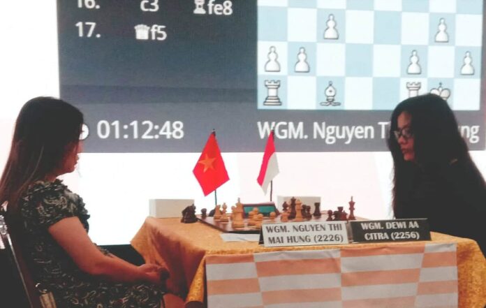 JAPFA Chess Festival 2023 : Dewi AA Citra Buka Peluang Juara