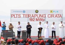 Presiden Jokowi Resmikan PLTS Terapung Cirata 192 MWp, Terbesar di Asia Tenggara