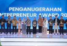 Menkop UKM Berikan Apresiasi kepada 12 Wirausaha Inovatif, Kreatif dan Growth Oriented