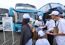 Mudik Asyik Bersama BUMN, BNI Antarkan 4.200 Pemudik Pulang Kampung
