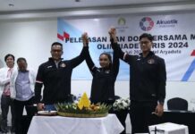 Ketum Akuatik Indonesia, Anindya Bakrie Lepas Dua Perenang Joe Aditya dan Azzahra Ke Olimpiade Paris