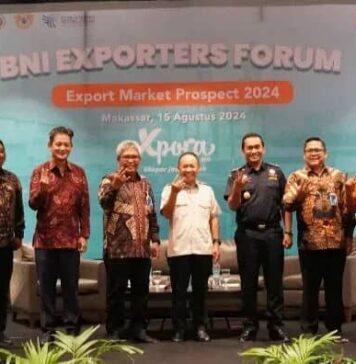 BNI Xpora Gelar BNI Exporters Forum di Makassar, Dorong UKM Go Global