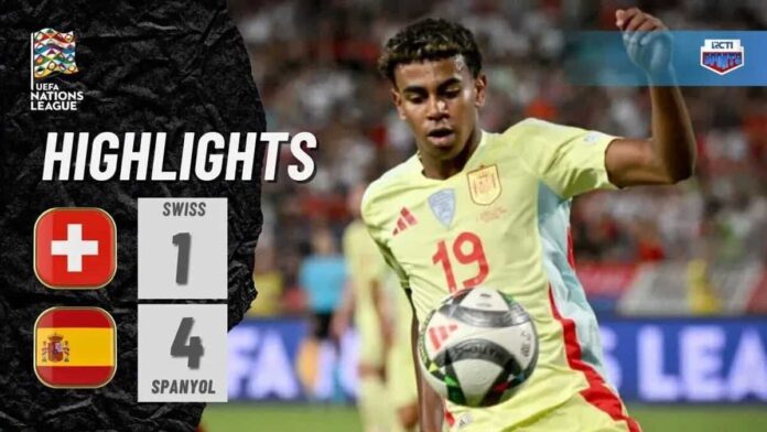Spanyol Menaklukkan Swiss dengan Kemenangan 4-1 UEFA Nations League 2024-2025