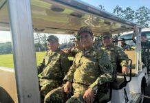 Mentan Amran, Menhan Sjafrie, Penasihat Khusus Presiden RI Dudung Kompak dalam Acara Pembekalan Khusus Para Menteri