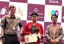 Khalid Shafwan Azzamy Juara Turnamen Catur Internasional Bangkok Challenger 2025
