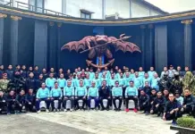 Kopaska Gelar Olahraga Bersama Prajurit Aktif dan Purnawirawan