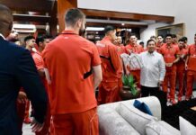 Presiden Prabowo Jamu Makan Siang Pemain Timnas di Kertanegara