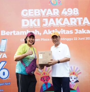 Ribuan Pengunjung CFD Padati PLN Gebyar 498 DKI Jakarta