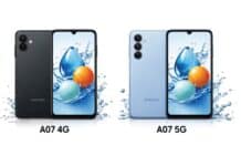 Daftar Harga Samsung A07 4G dan 5G Hari Ini Update Resmi + Promo Cicilan 0%