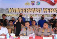 Polisi Gagalkan Penyelundupan 46,7 Kg Sabu di Kalteng, 885 Ribu Jiwa Terselamatkan